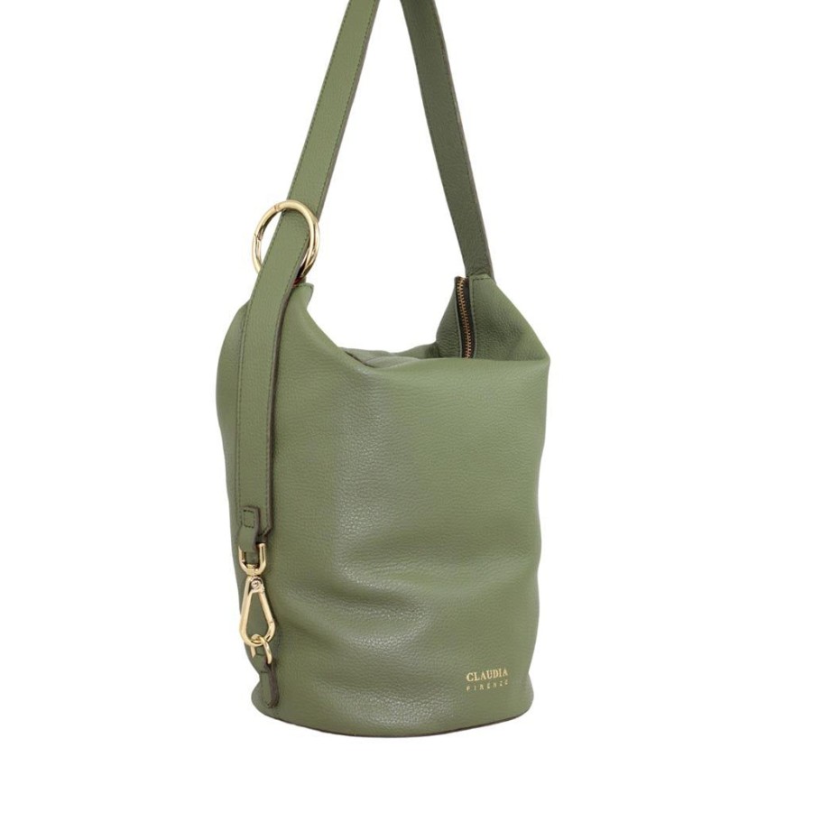 Women'S Clothing & Accessories Claudia Firenze | Cl10975 Fanny Sage Green