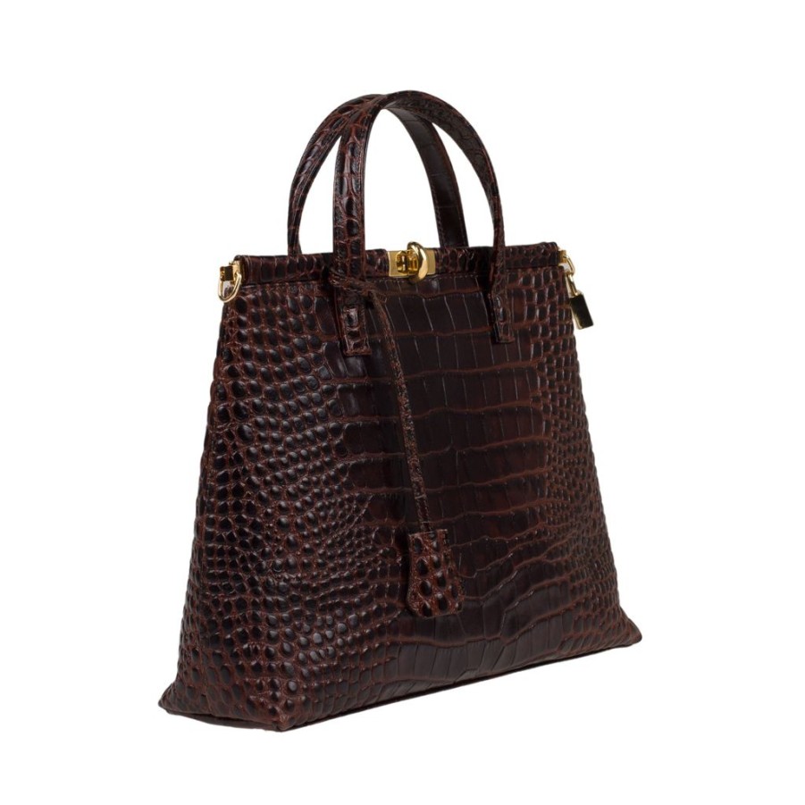 Women'S Clothing & Accessories Lanzetti | Priscilla Heritage Brown