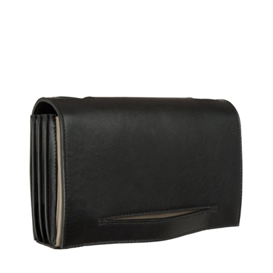 Women'S Clothing & Accessories SARA VALENTE | Pochette Sv Black-Taupe