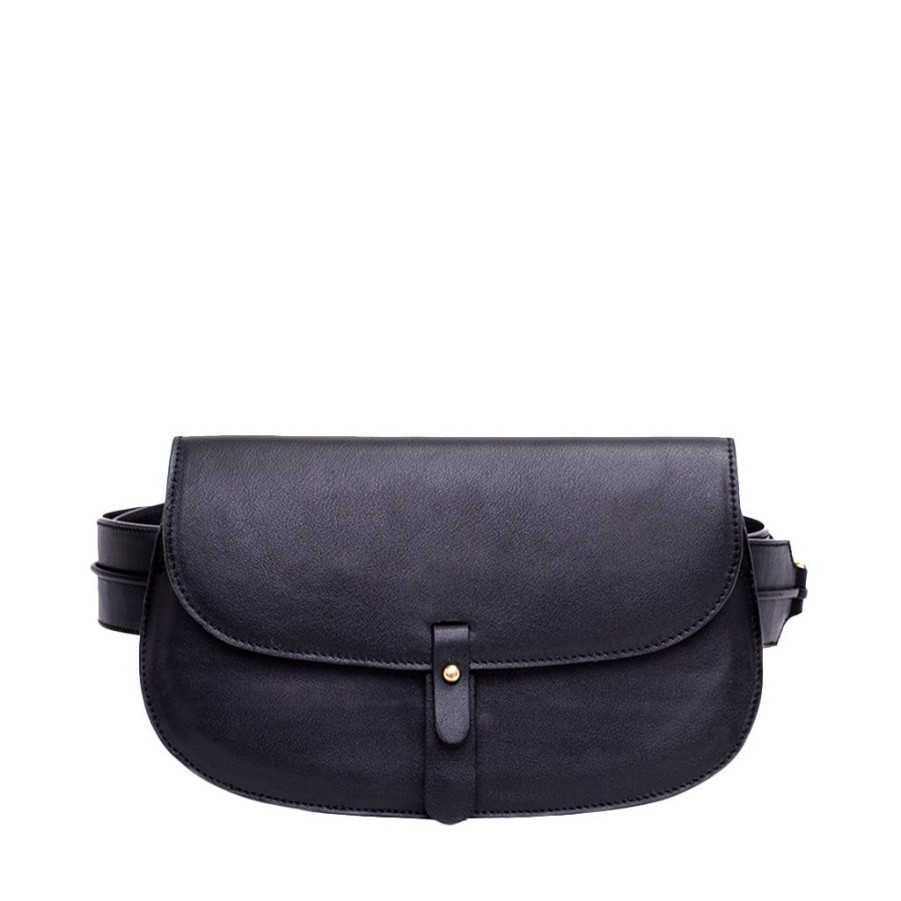 Women'S Clothing & Accessories SARA VALENTE | Fanny Pack-Wallet Black