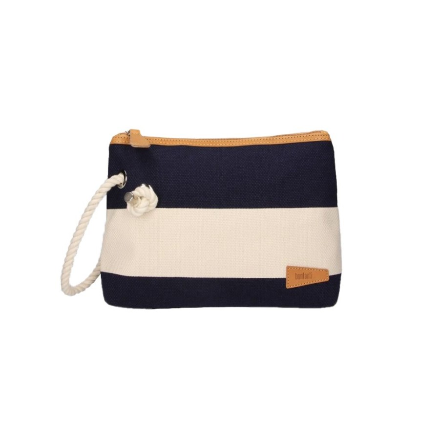 Women'S Clothing & Accessories BONFANTI | Capri Pochette Cream-Blue