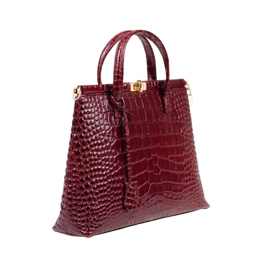 Women'S Clothing & Accessories Lanzetti | Priscilla Burgundy