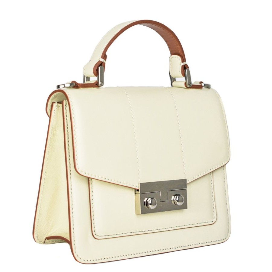 Women'S Clothing & Accessories Claudio Civitico | Ivory - Crossbody & Shoulder Bag