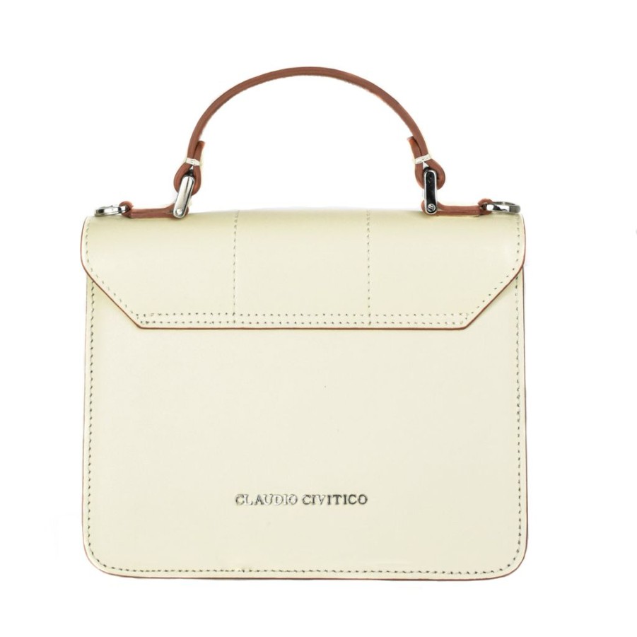 Women'S Clothing & Accessories Claudio Civitico | Ivory - Crossbody & Shoulder Bag