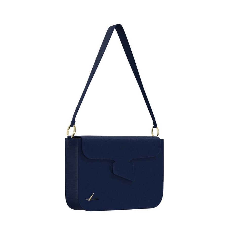 Women'S Clothing & Accessories Alberto Olivero | Claire Baguette Night Blue