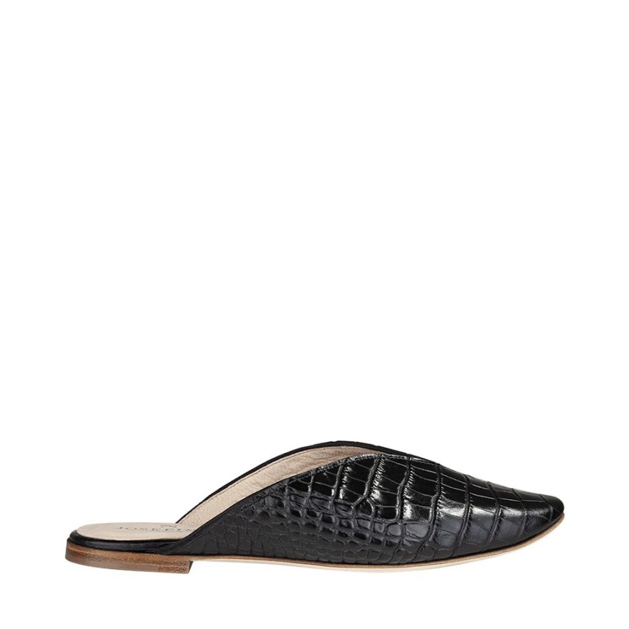 Women'S Clothing & Accessories Josefinas | Cleopatra Croc Jos Black