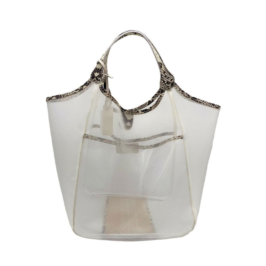 Women'S Clothing & Accessories Marco Masi | 2143 Tulle White