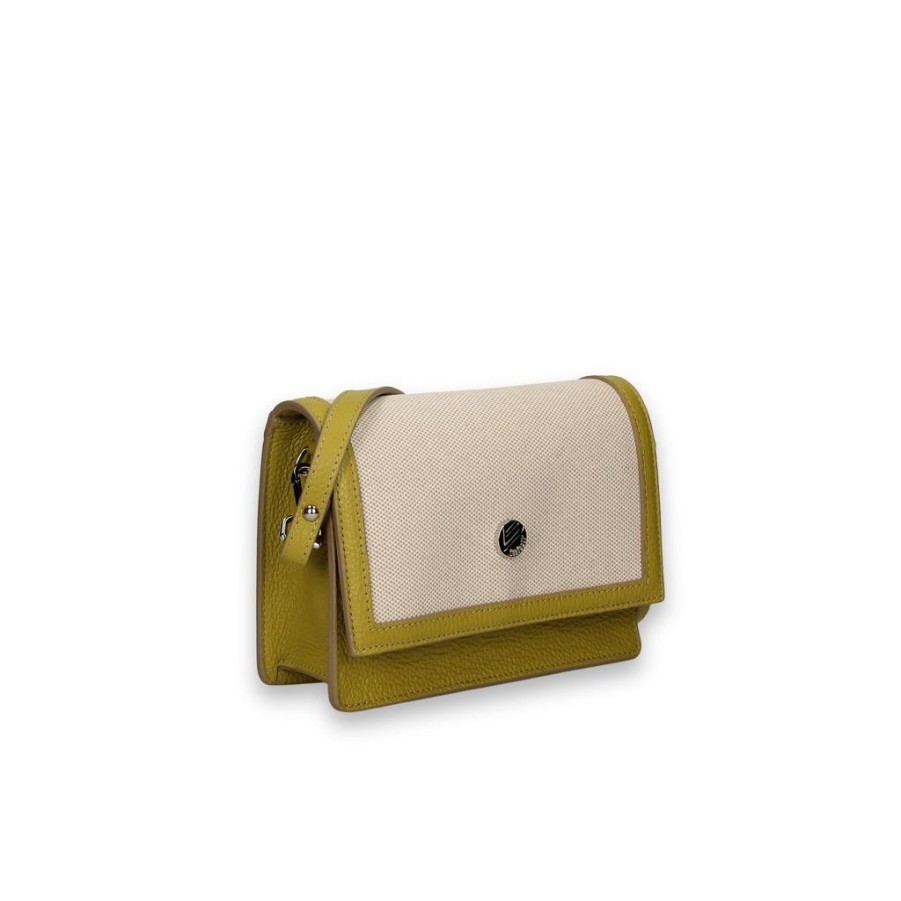 Women'S Clothing & Accessories Bonfanti | Alba Light Beige-Pistachio Green