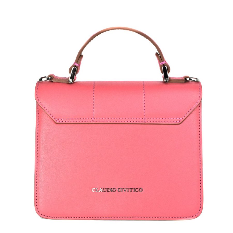 Women'S Clothing & Accessories Claudio Civitico | Hot Pink - Crossbody & Shoulder Bag