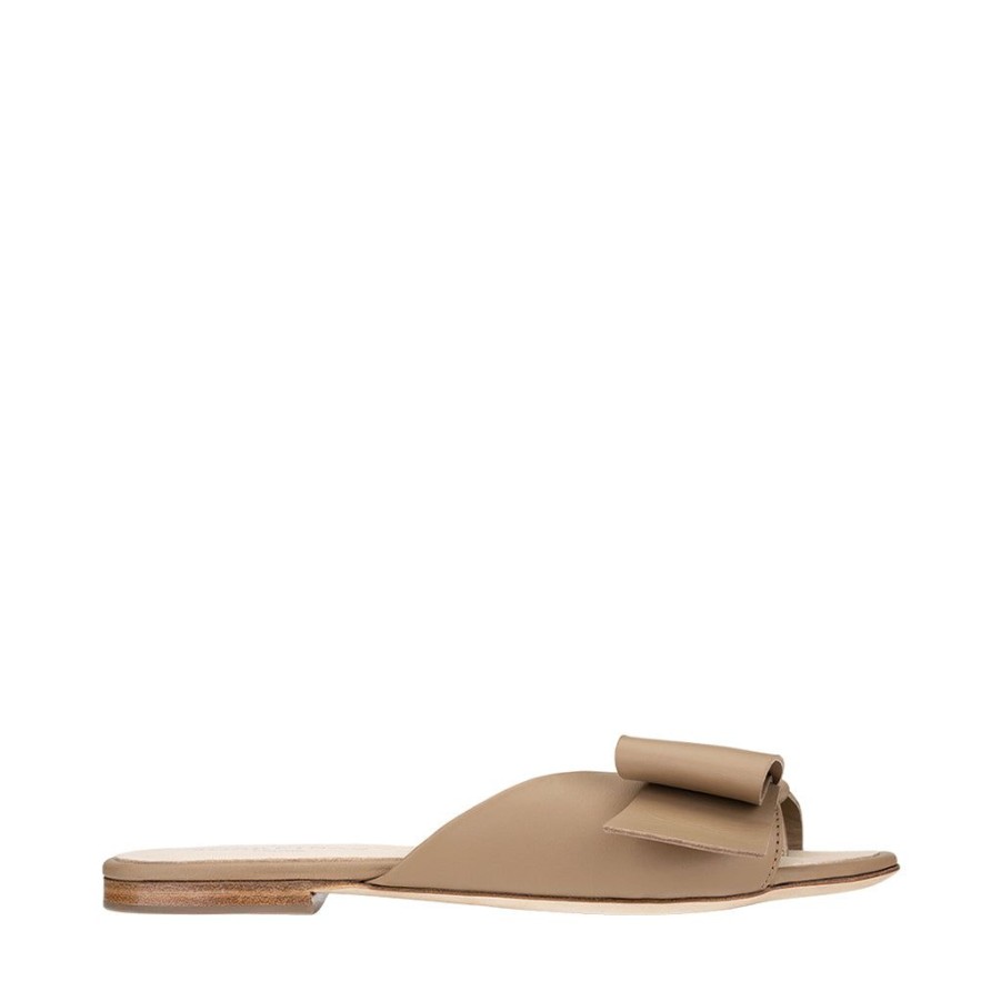 Women'S Clothing & Accessories Josefinas | Marie Antoinette Slide Jos Sandstone Beige