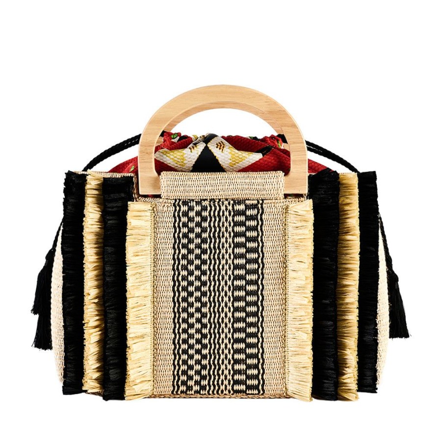 Women'S Clothing & Accessories ViaMailBag | Islita Stripe Black And Beige