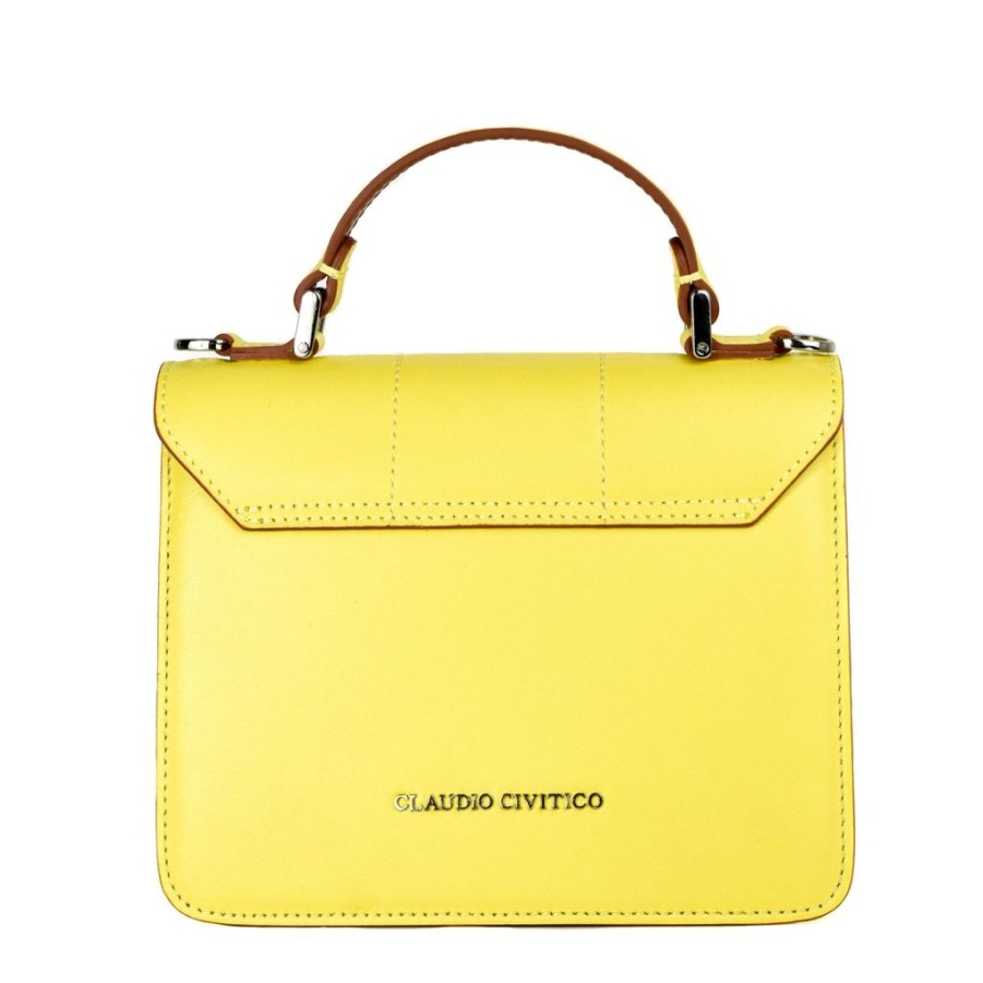 Women'S Clothing & Accessories Claudio Civitico | Yellow - Crossbody & Shoulder Bag