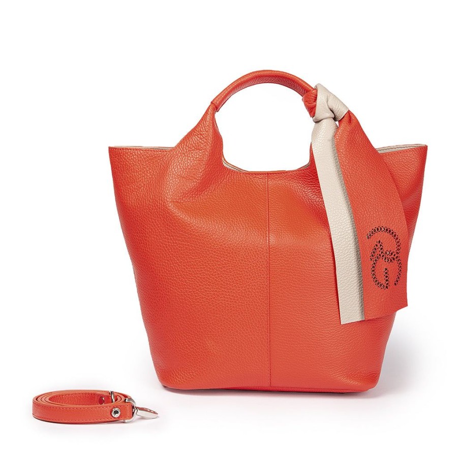 Women'S Clothing & Accessories Roberta Gandolfi | 8070 Maia Orange Red