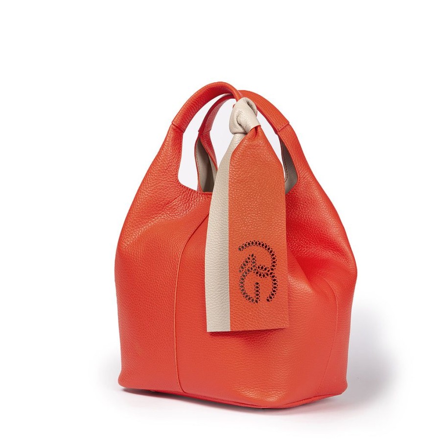 Women'S Clothing & Accessories Roberta Gandolfi | 8070 Maia Orange Red