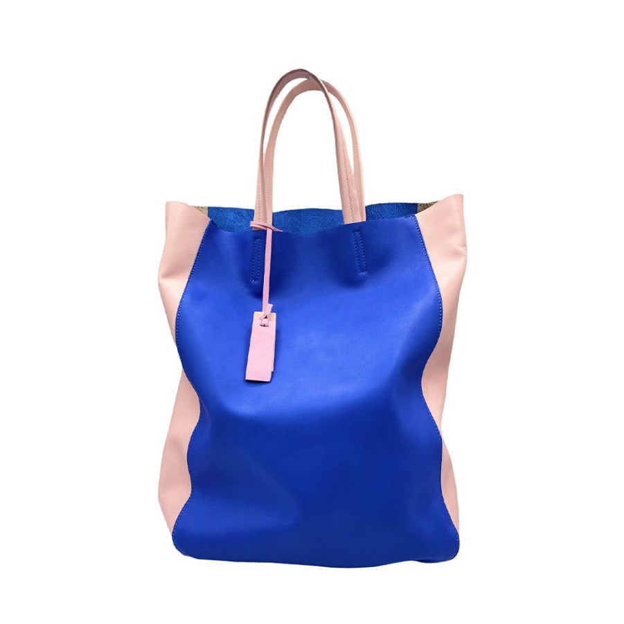 Women'S Clothing & Accessories Marco Masi | 2762 Electric Blue-Powder Pink