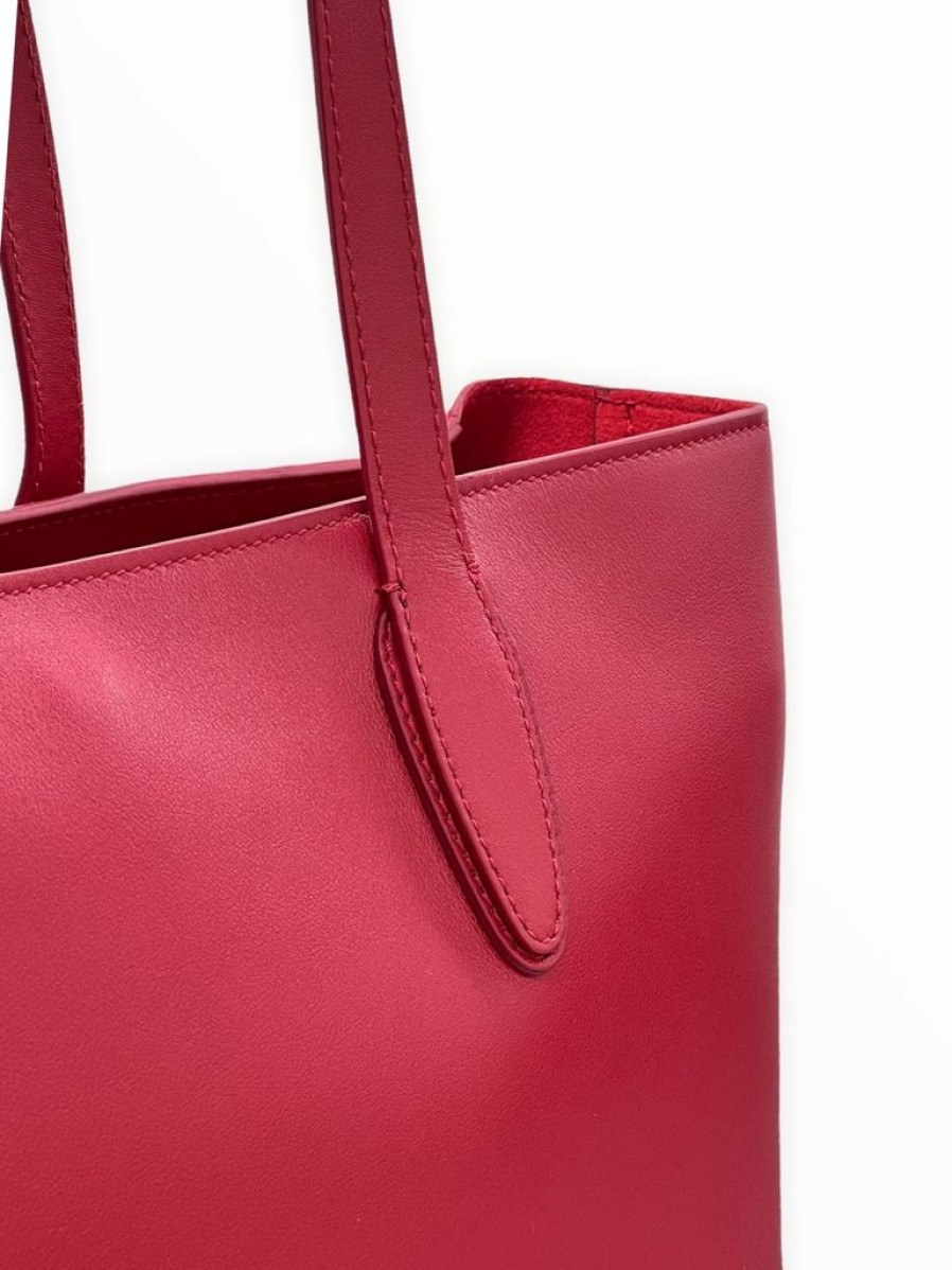 Women'S Clothing & Accessories Claudio Civitico | Red Tote Bag