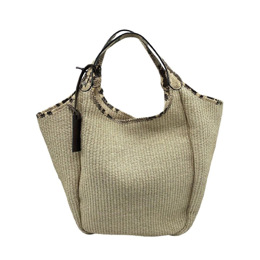 Women'S Clothing & Accessories Marco Masi | 2141 Natural-Python