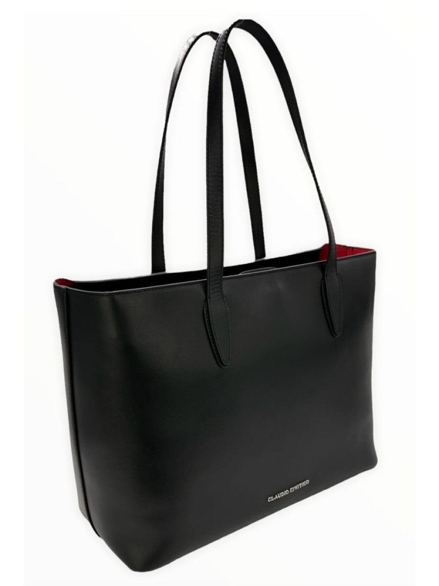 Women'S Clothing & Accessories Claudio Civitico | Black Tote Bag