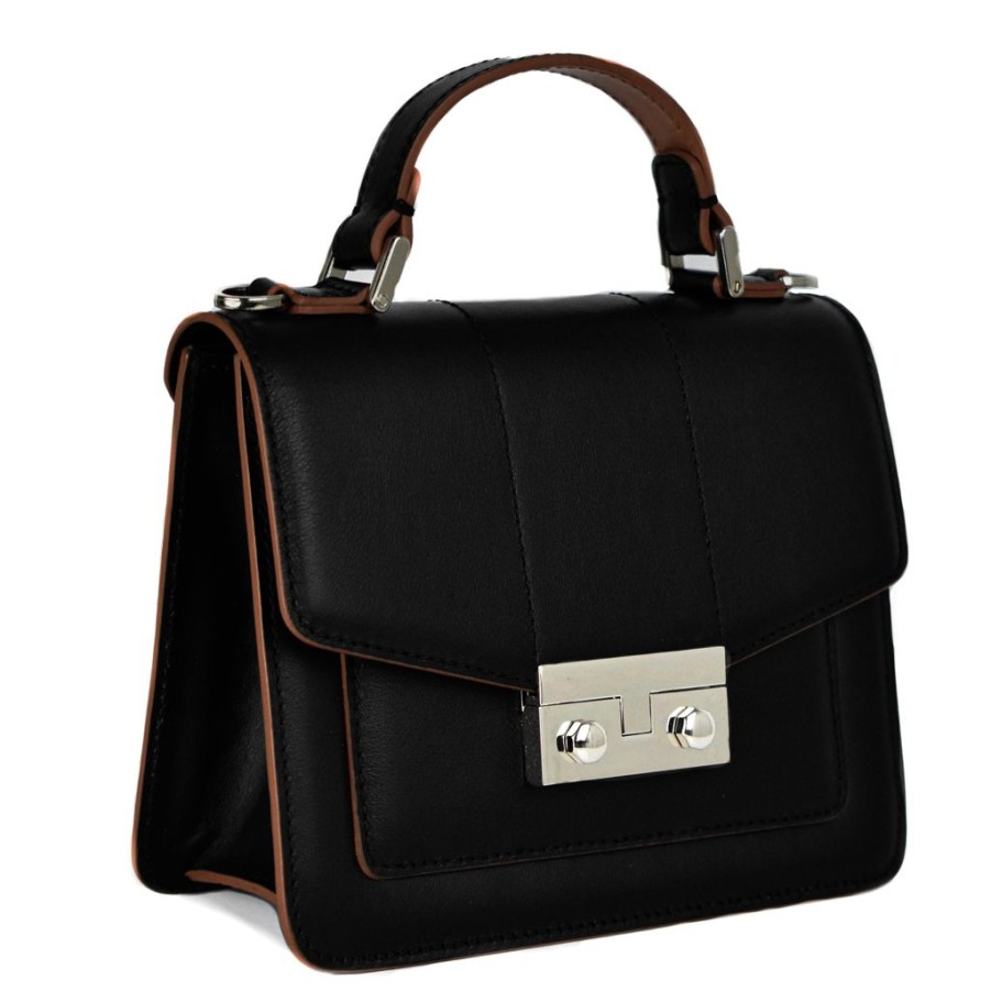 Women'S Clothing & Accessories Claudio Civitico | Black - Crossbody & Shoulder Bag