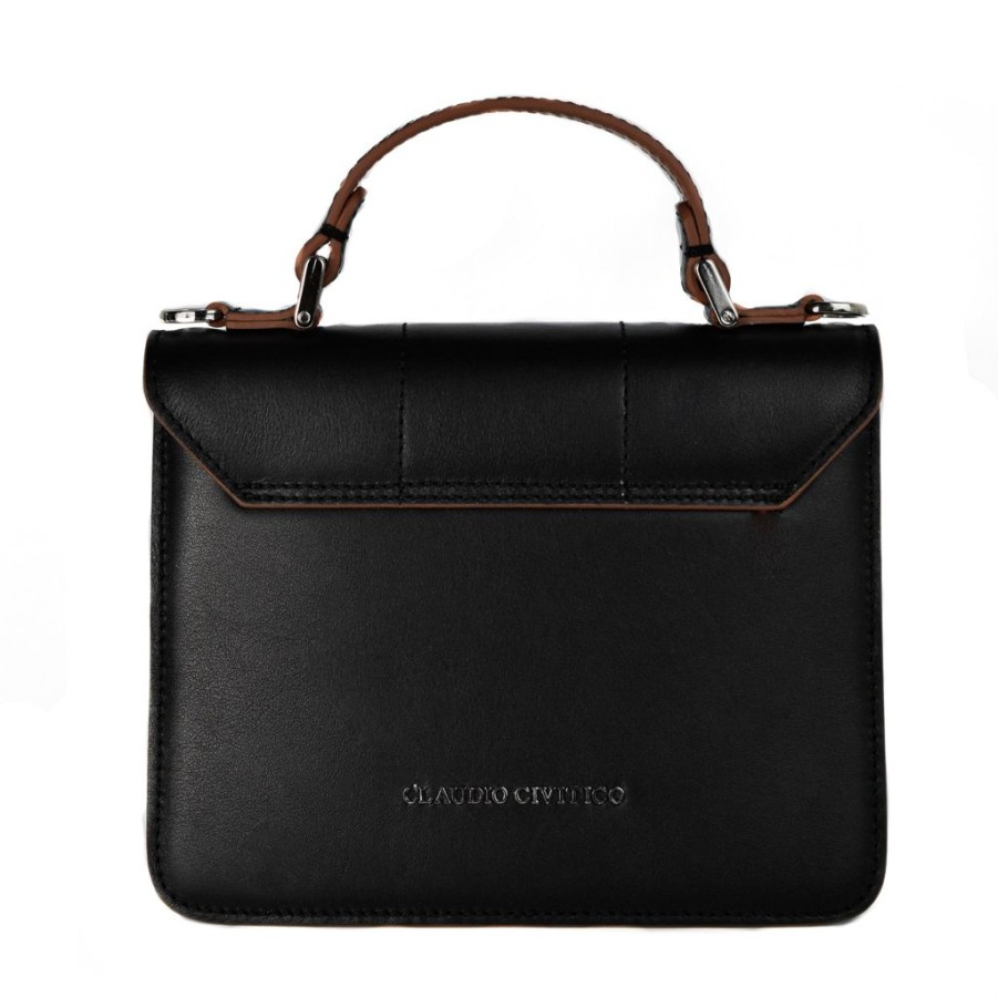 Women'S Clothing & Accessories Claudio Civitico | Black - Crossbody & Shoulder Bag