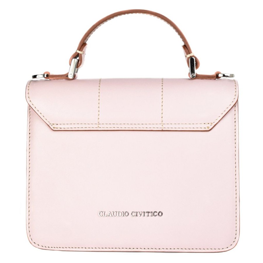 Women'S Clothing & Accessories Claudio Civitico | Pink - Crossbody & Shoulder Bag