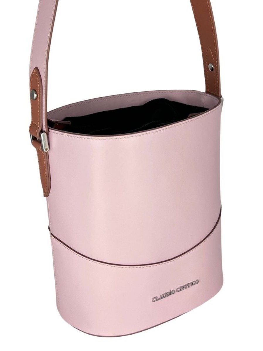 Women'S Clothing & Accessories Claudio Civitico | Pink - Bucket Bag