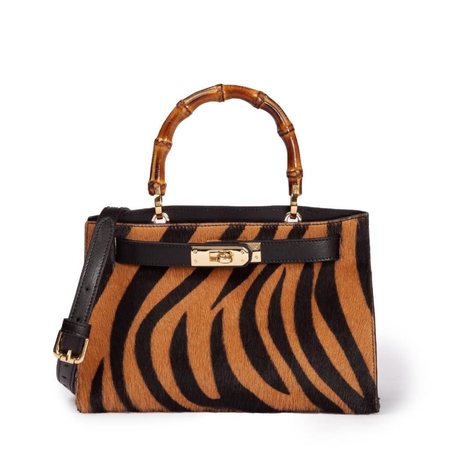 Women'S Clothing & Accessories Roberta Gandolfi | 7050 Lola Pony Zebra Camel