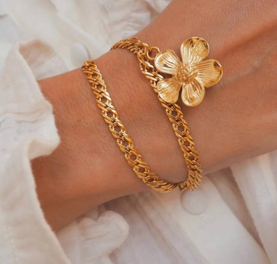 Women'S Clothing & Accessories Victoire Studio Paris | Bracciale Camille Gold