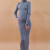 Women'S Clothing & Accessories SILENZIO | Ai23C03 Grigio Gris 1